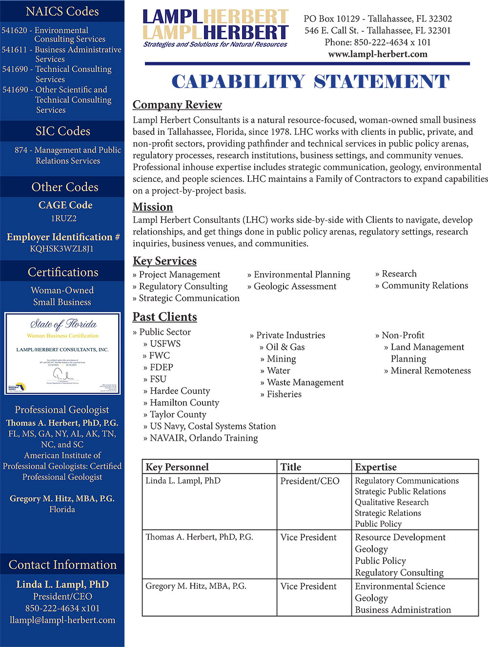 capability statement